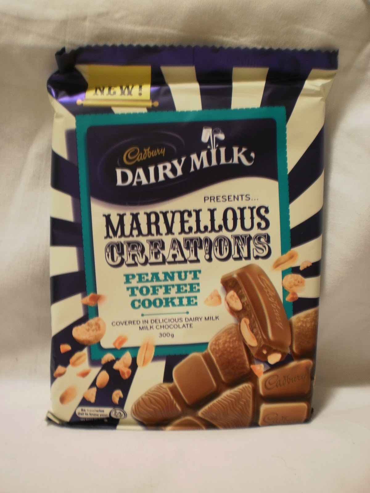 Junk Food Journal Cadbury Marvellous Creations Range Peanut Toffee Cookie