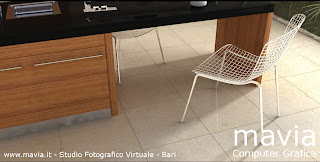 Pavimenti e rivestimenti: pavimento moderno in mattonelle grigio chiaro per cucina