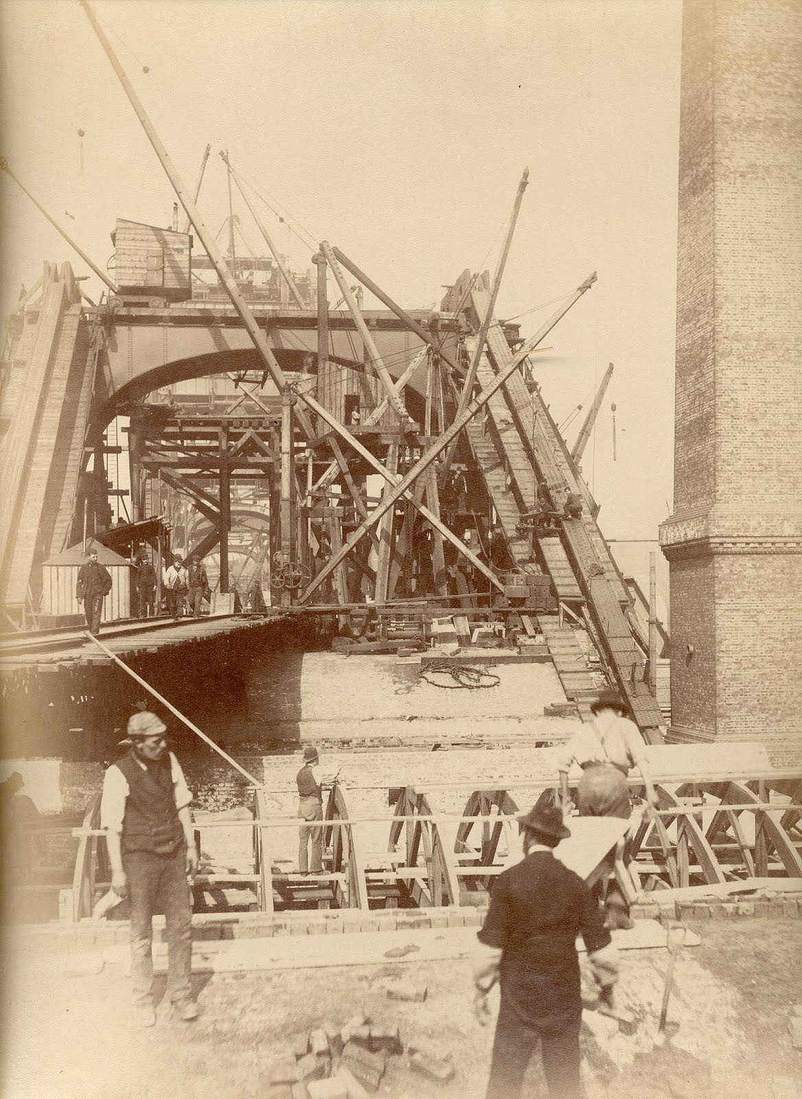 Discovering London More Unseen Images of Tower Bridge Under Construction