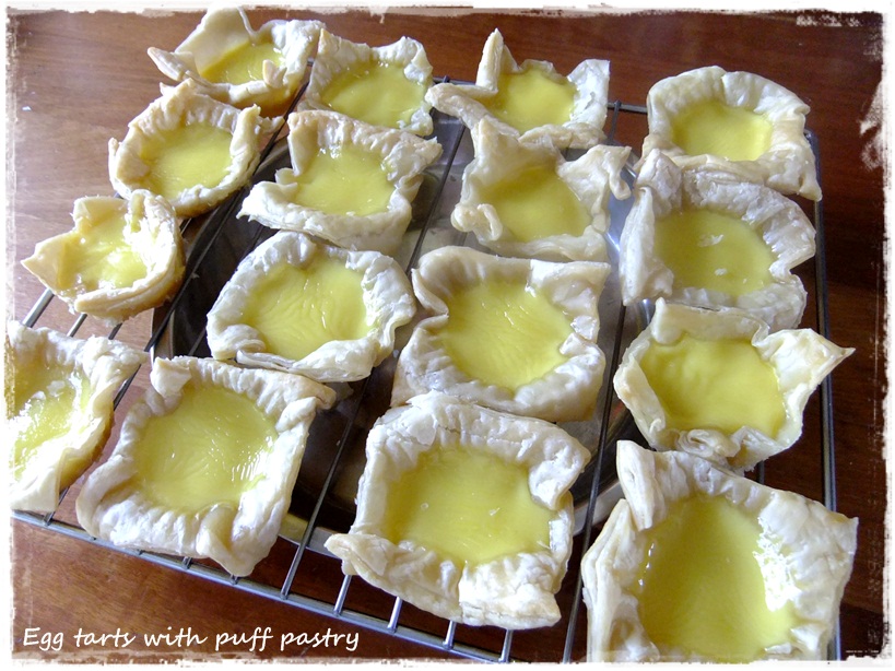 Tested & Tasted: Egg Tarts with Puff Pastry