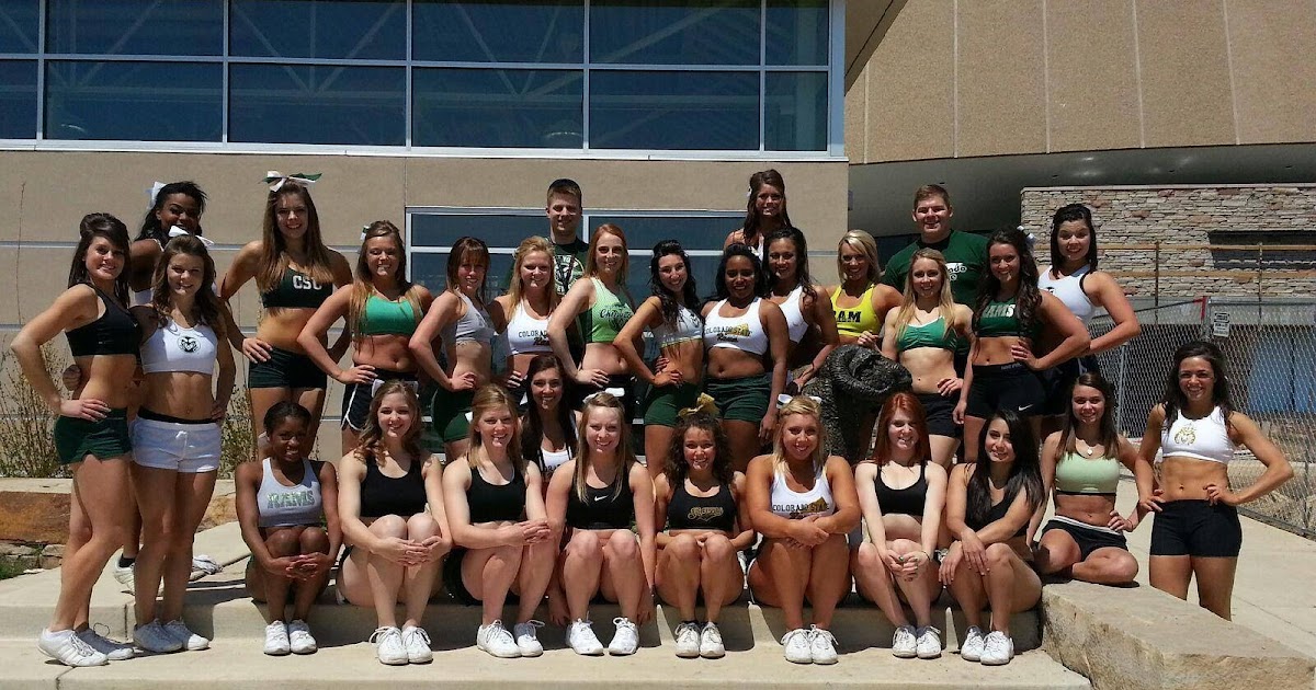 NFL and College Cheerleaders Photos Colorado State Cheerleader Group Pics