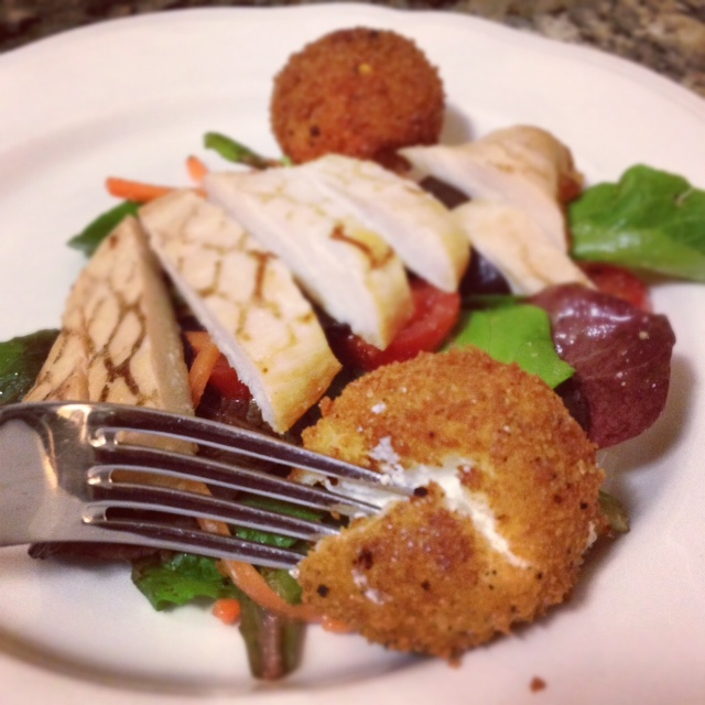 the daily deelight Goat Cheese Fritters