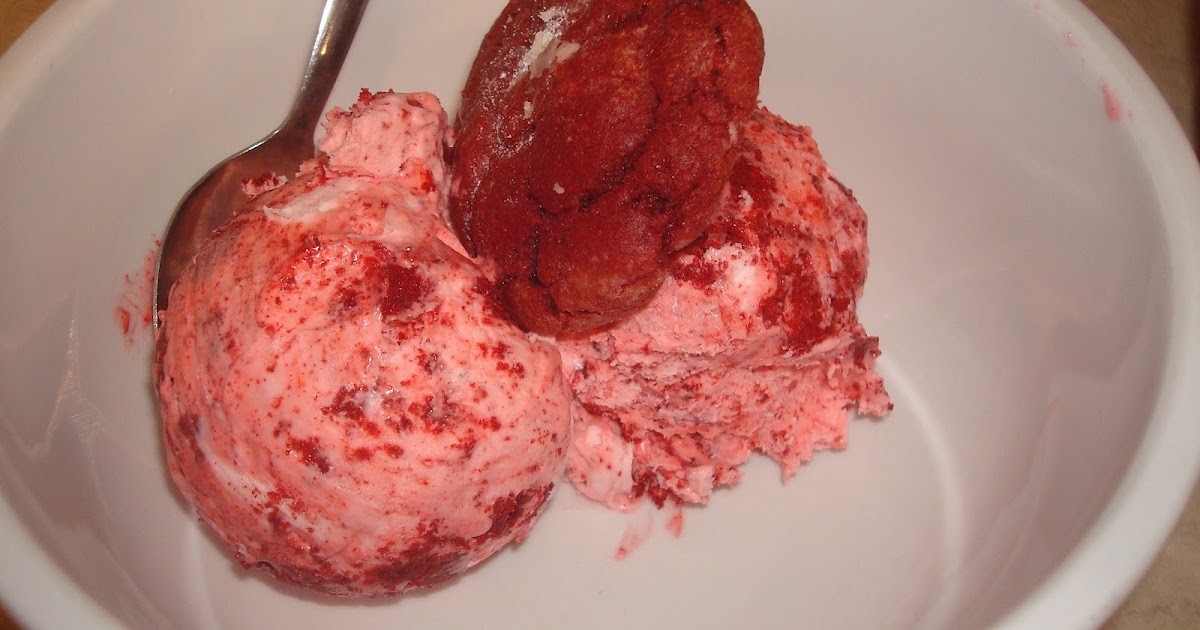 Matt�s Delights Two Ingredient Red Velvet Cake Ice Cream!!!!