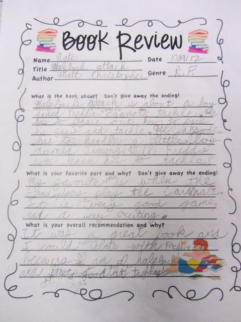 A Sample Book Review