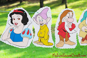 Snow White Seven Dwarfs Banner