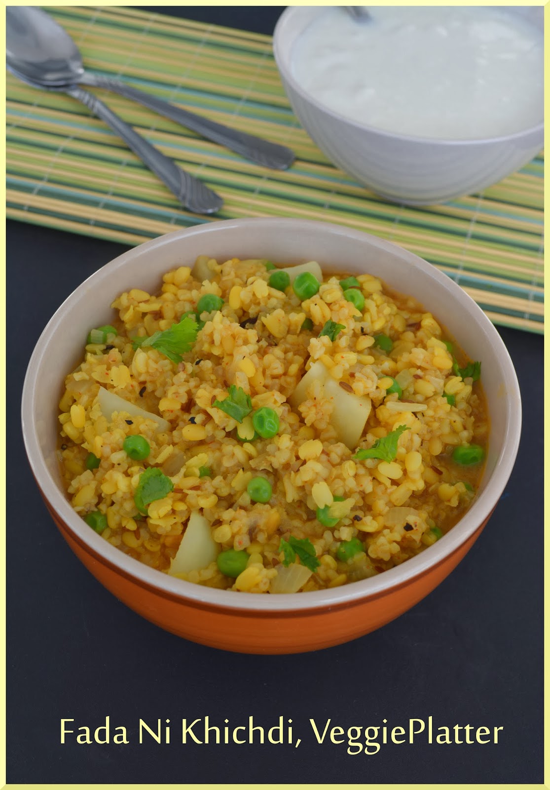 Veggie Platter Fada Ni Khichdi A bowl of comfort from Gujarat