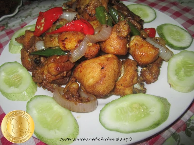 PATYSKITCHEN CHICKEN OYSTER SAUCE/AYAM GORENG SOS TIRAM
