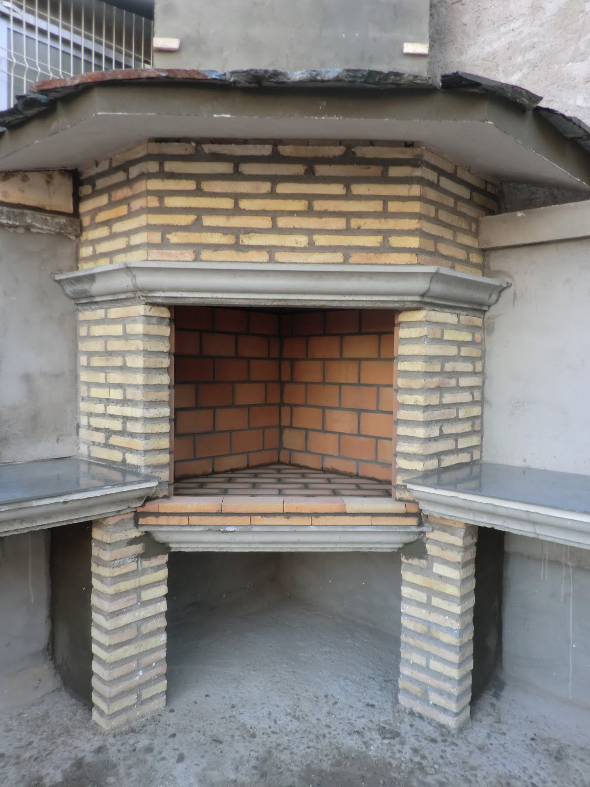 Coecu lepida sl: chimenea de obra exterior Chimeneas de ladrillo