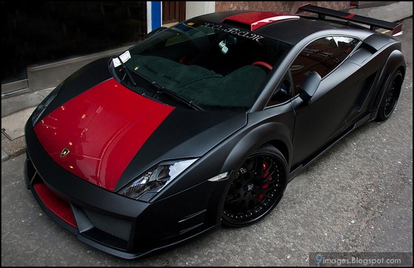 Lamborghini glarodo, blacknred, car 