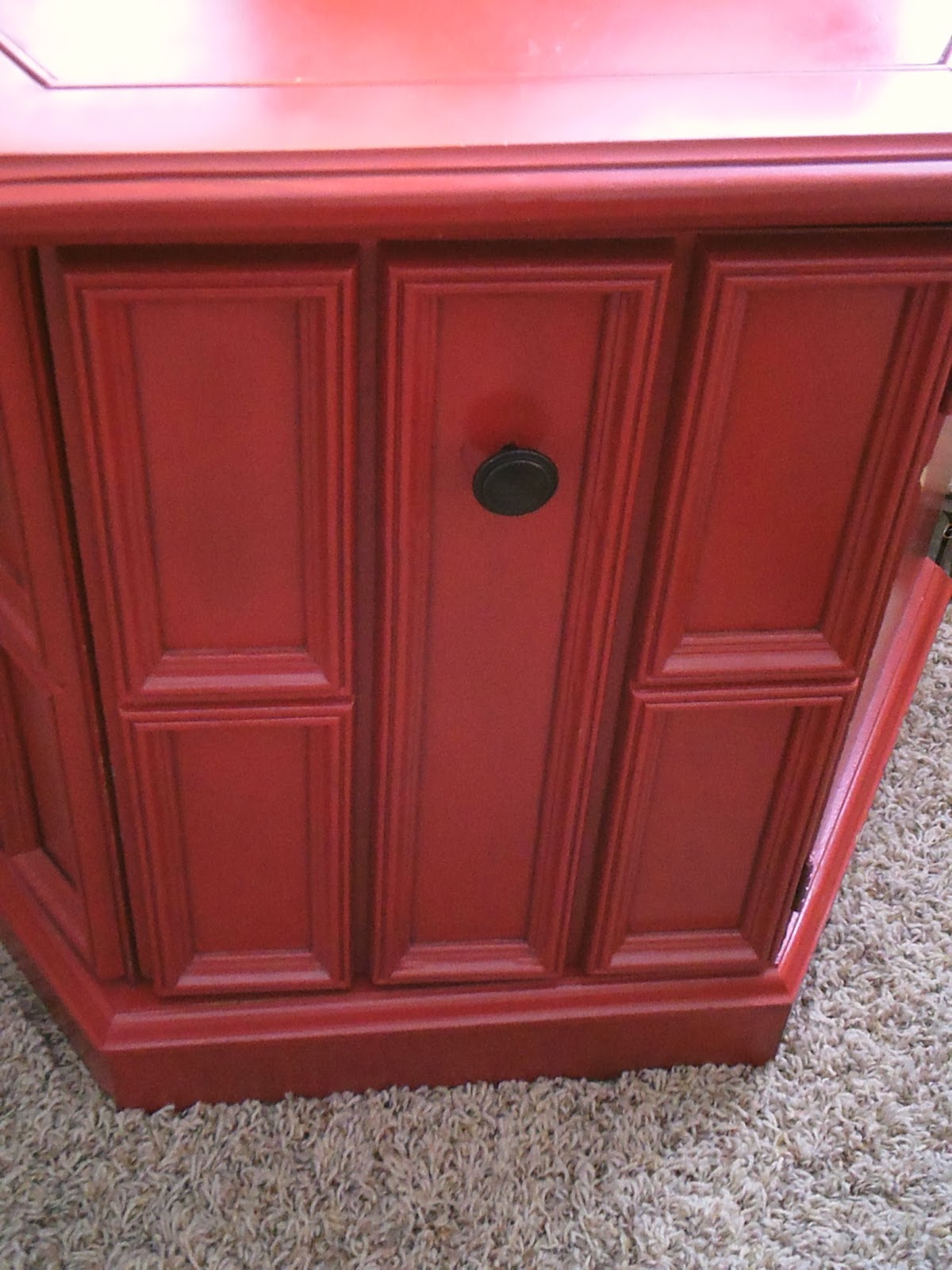 Pearls, Pinstripes & Peanut Butter Spray Painted Furniture