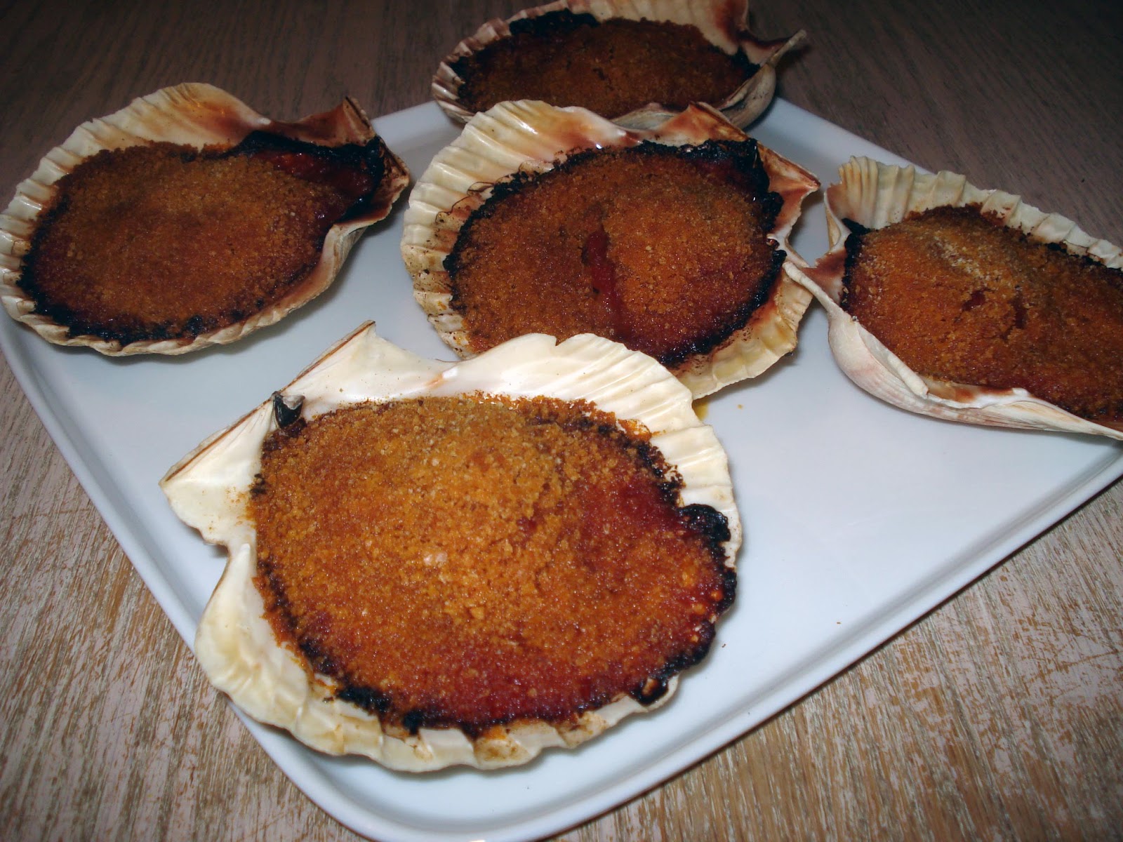 King Scallops in Tomato Sauce Homemade Tapas