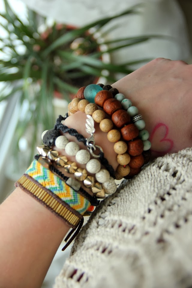 The average mess There is no such thing as too many bracelets