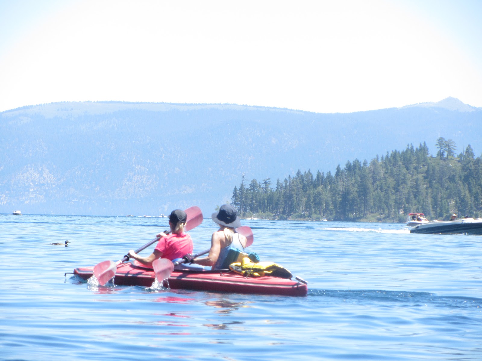 The Menopausal Mountaineer Adventures Begin Emerald Bay Kayaking