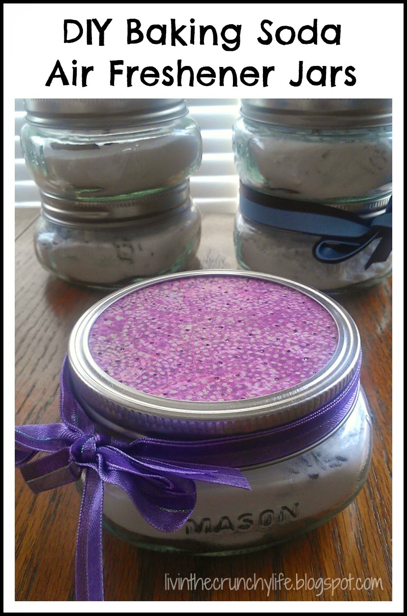 DIY Baking Soda Air Freshening Scent Jars Livin' the Crunchy Life