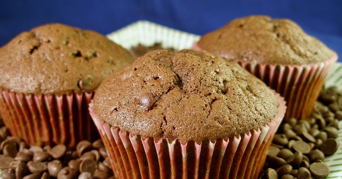 A Messy Kitchen Chocolate Chocolate Chip Muffins a.k.a. Homemade Costco Chocolate Muffins