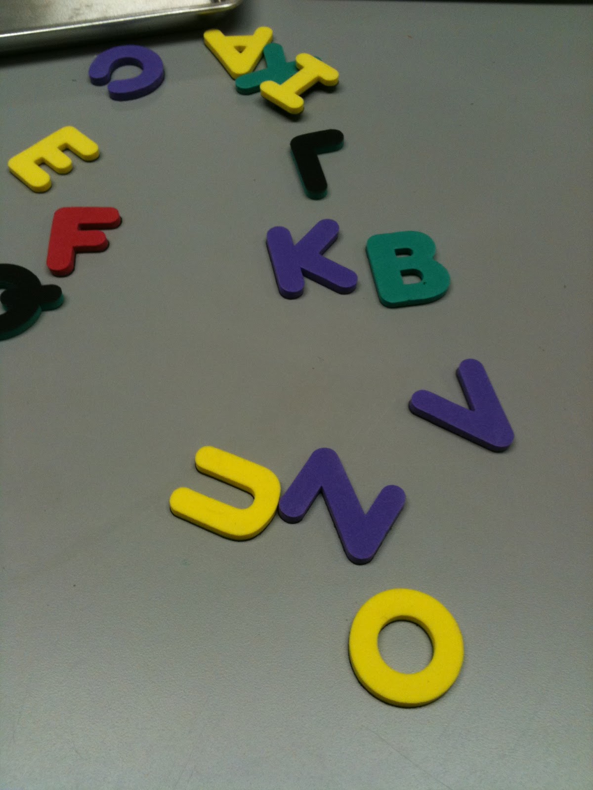 More Than ABC's and 123's Trays Letter matching