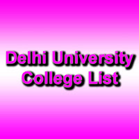DU College List for 2015-16 Admission