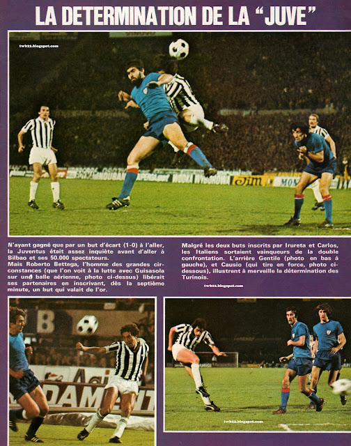 FRITZ THE FLOOD Uefa Cup 1977 1978 Athletic Club Bilbao Juventus Turin
