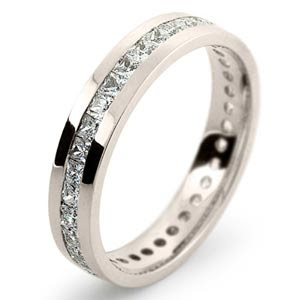 White gold diamond wedding rings