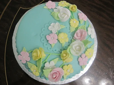 AjanthaCakes, CakeDecorating, Birthday Cake, Sugar Rose