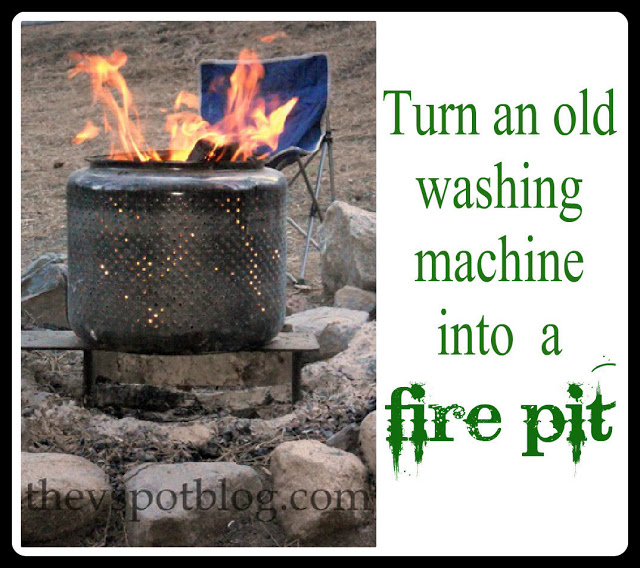A wash tub fire pit: how to find the right parts to make one.