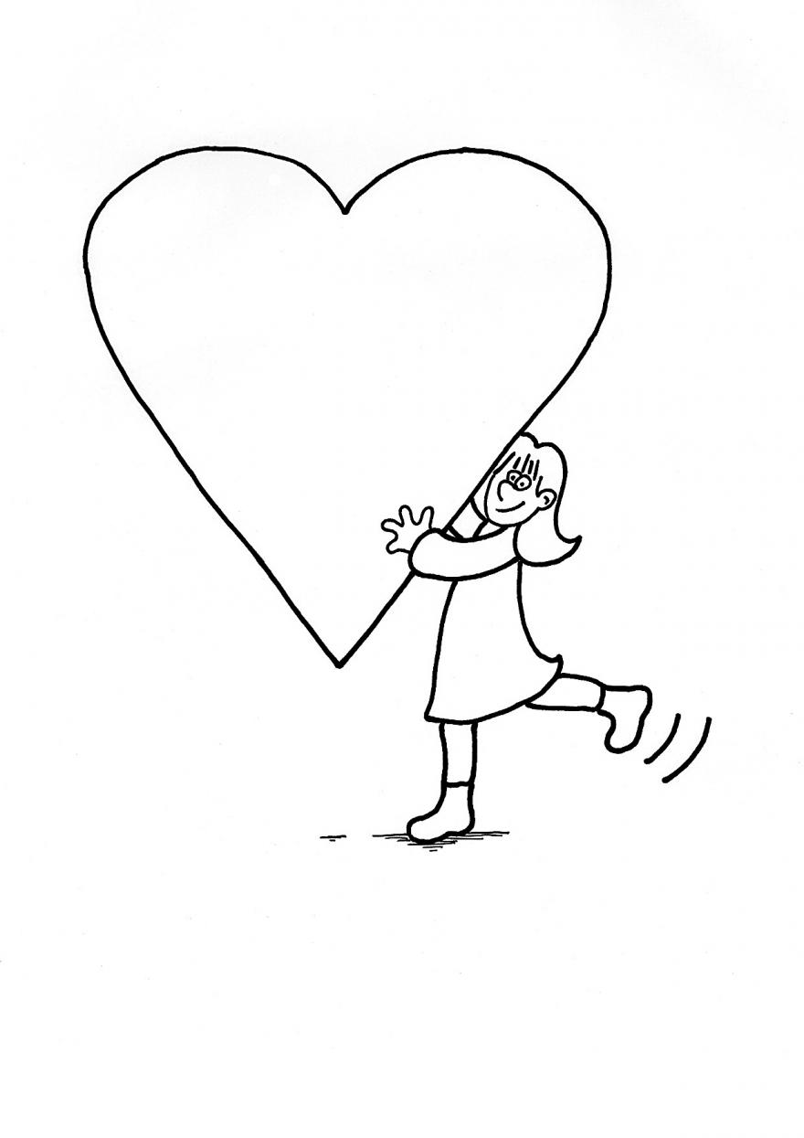desenho de coração