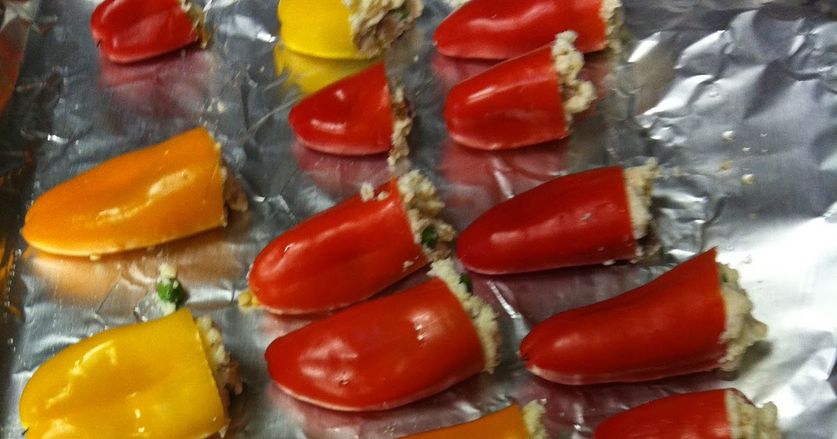 Serves4 Ricotta Stuffed Sweet Baby Bell Peppers