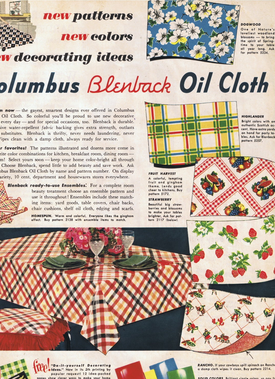 Oilcloth Addict Feeding your Oilcloth Addiction with tips and