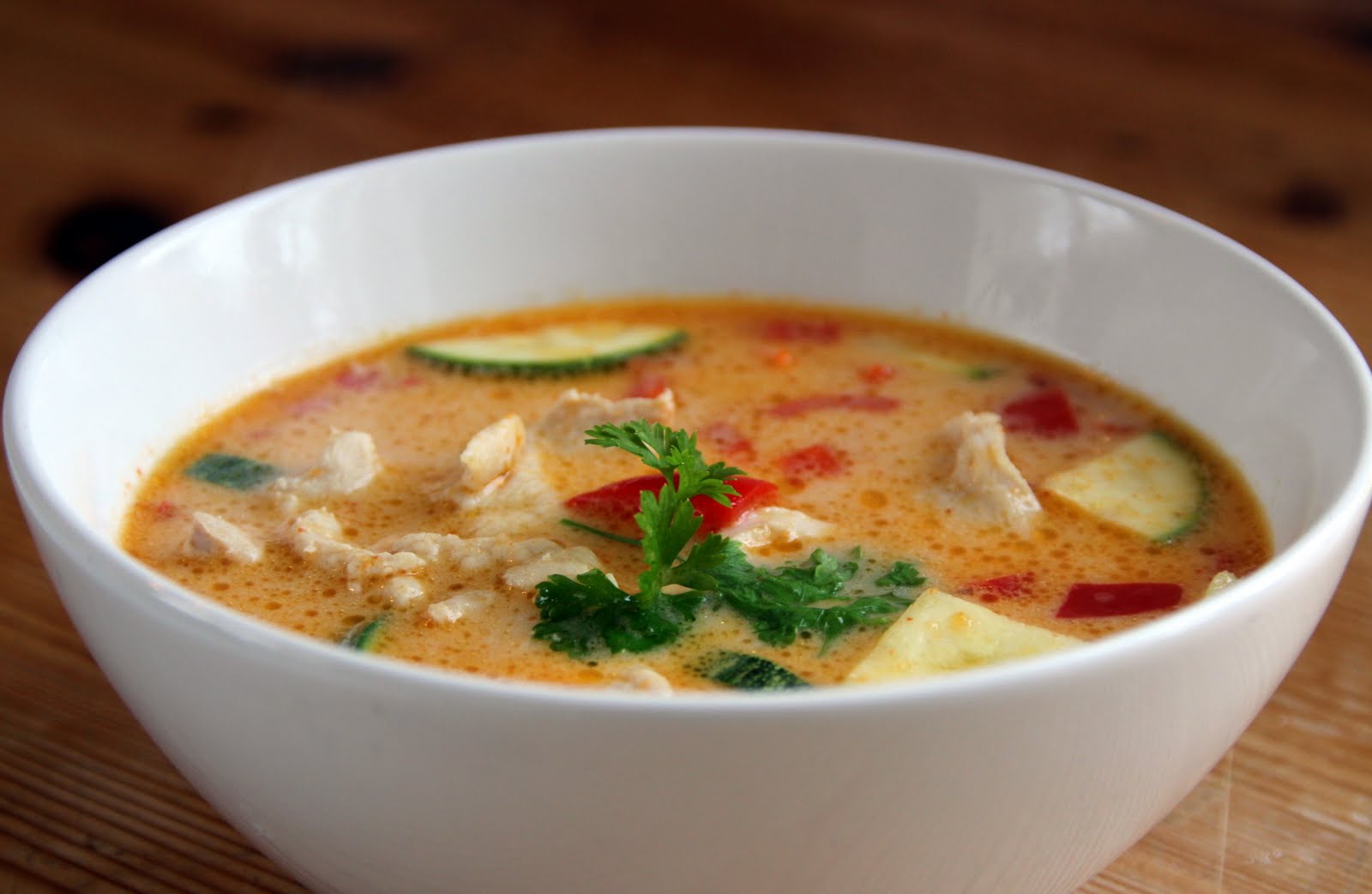 Grønn Kyllingsuppe