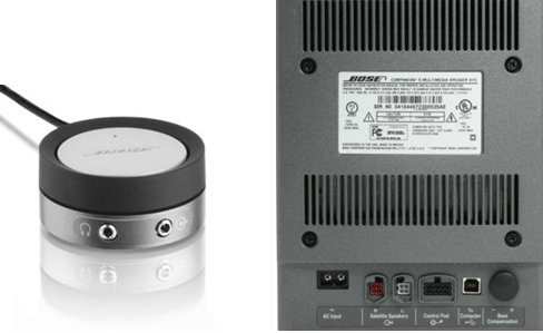 bose companion 5 optical input