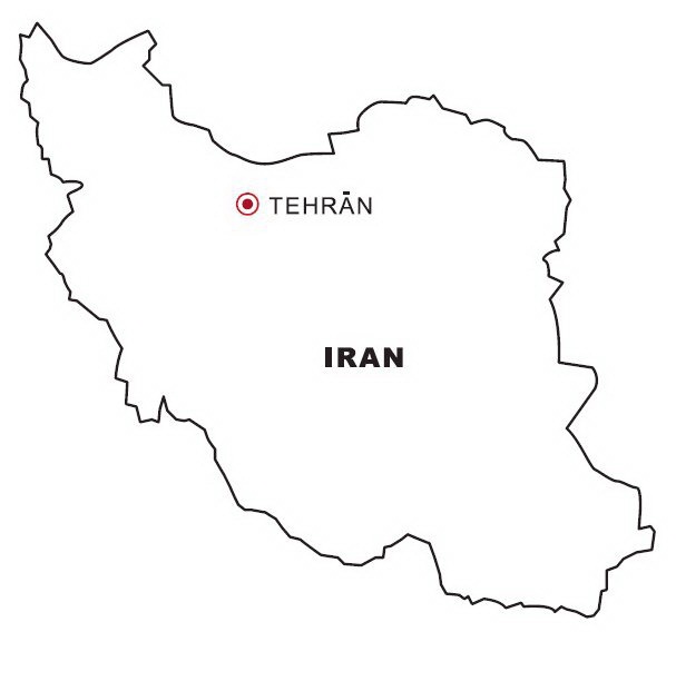 Coloring map of Iran | COLOR AREA