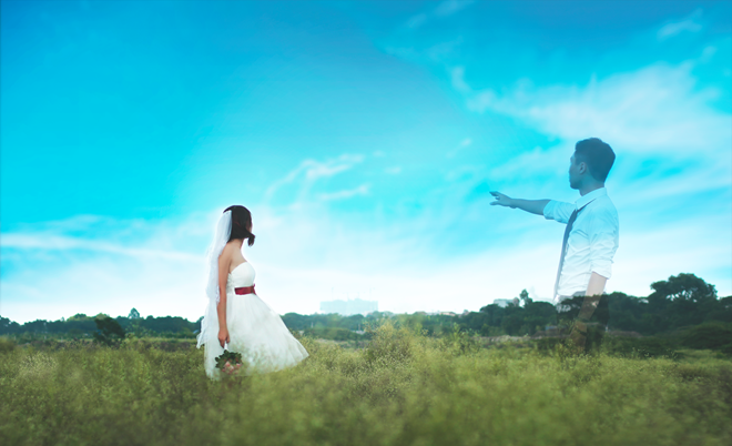 Album hình ảnh 'Đám cưới trong mơ' từ mối tình có thật