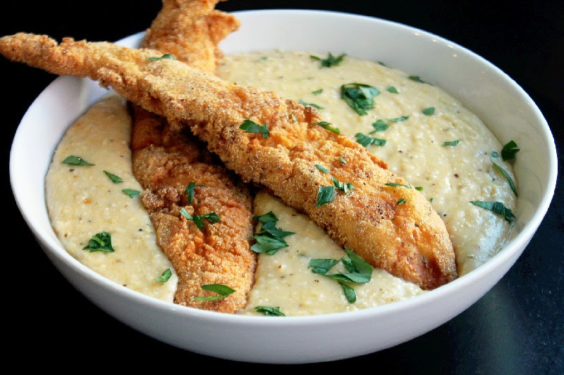 Creole Contessa Fish and Grits