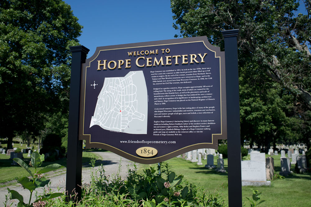North American Cemeteries Hope Cemetery Worcester, MA