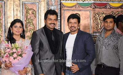 Actor Karthi Wedding Reception Photos