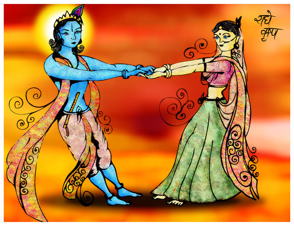 Inspiring Devotion to Radha Krishna