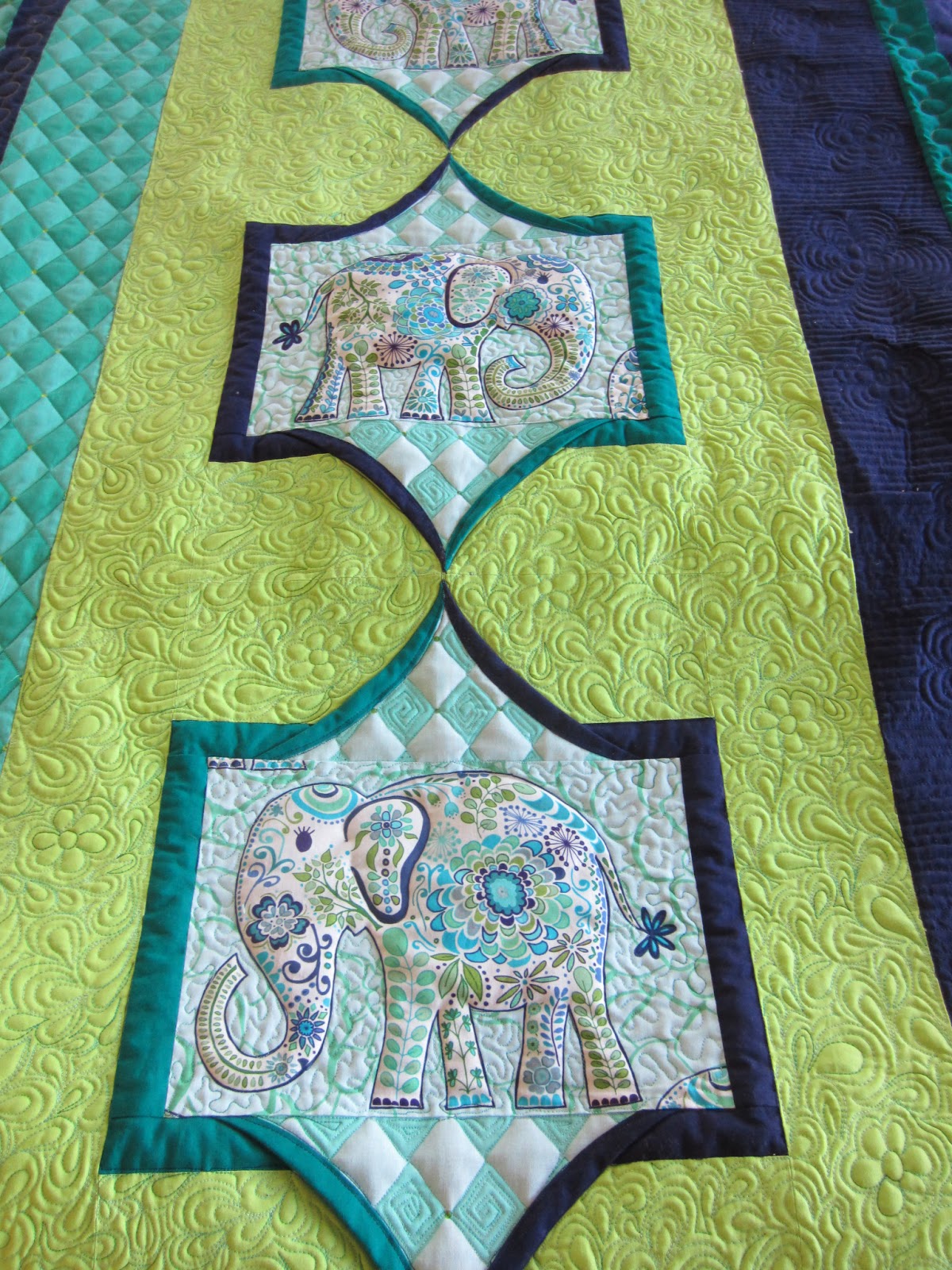 Color Me Quilty Elephant Update