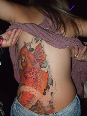 Tatuagens de Carpa nas Costas Dicas de Tatuagens de Carpa nas Costas (Imagens)