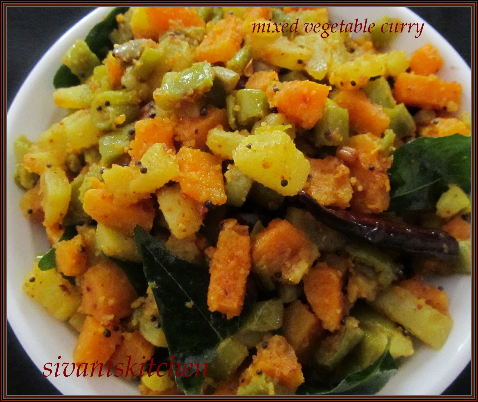Sivani's Kitchen Mixed Vegetable Curry