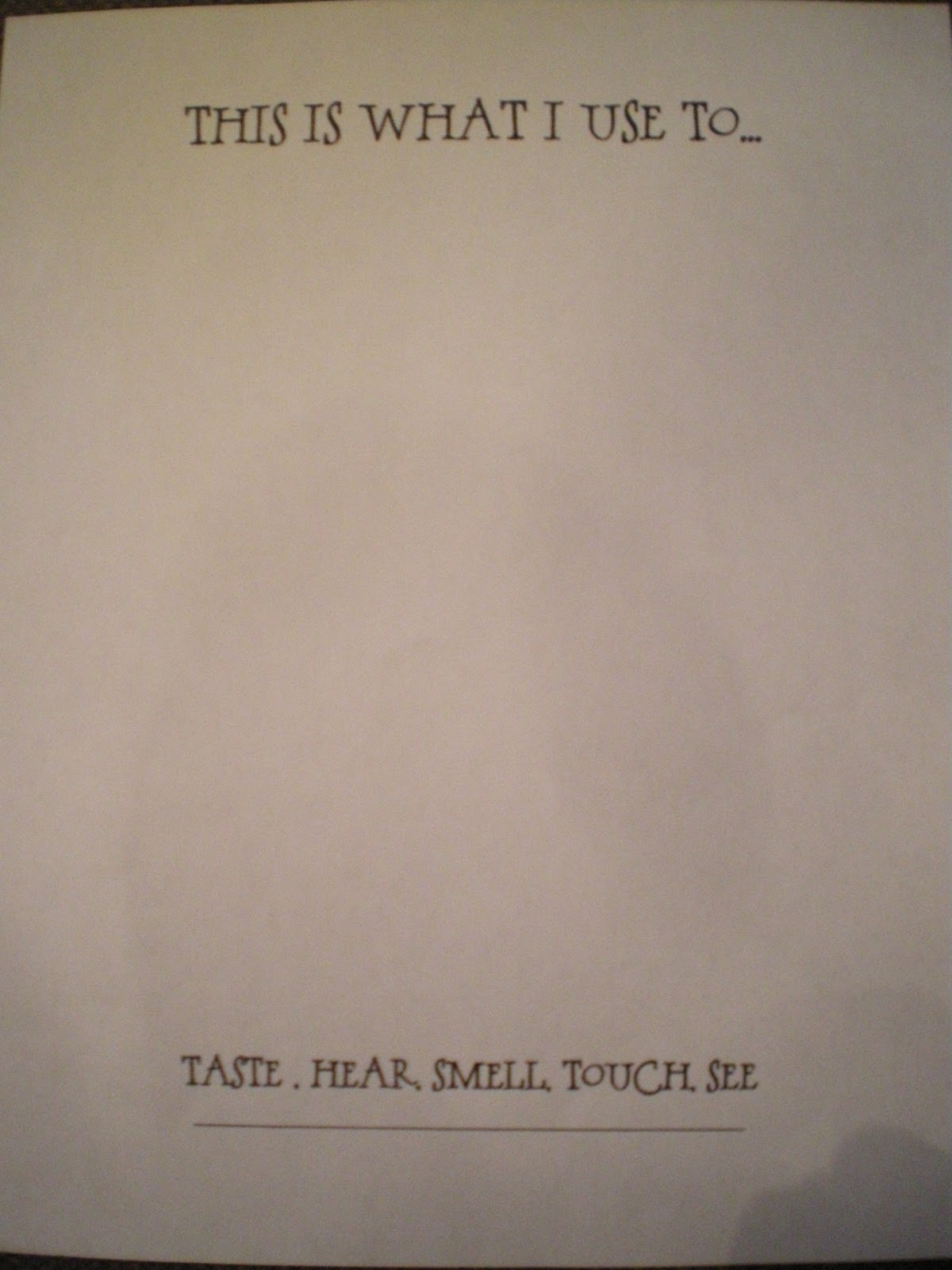 Lesson Planning with Me!: The Five Senses