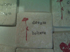 Tile Coasters dream believe