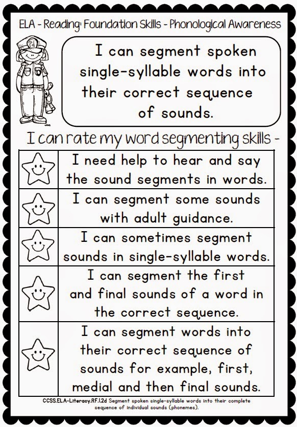 I'm a First Grade Common Core Star ELA Rubric Posters and Checklists