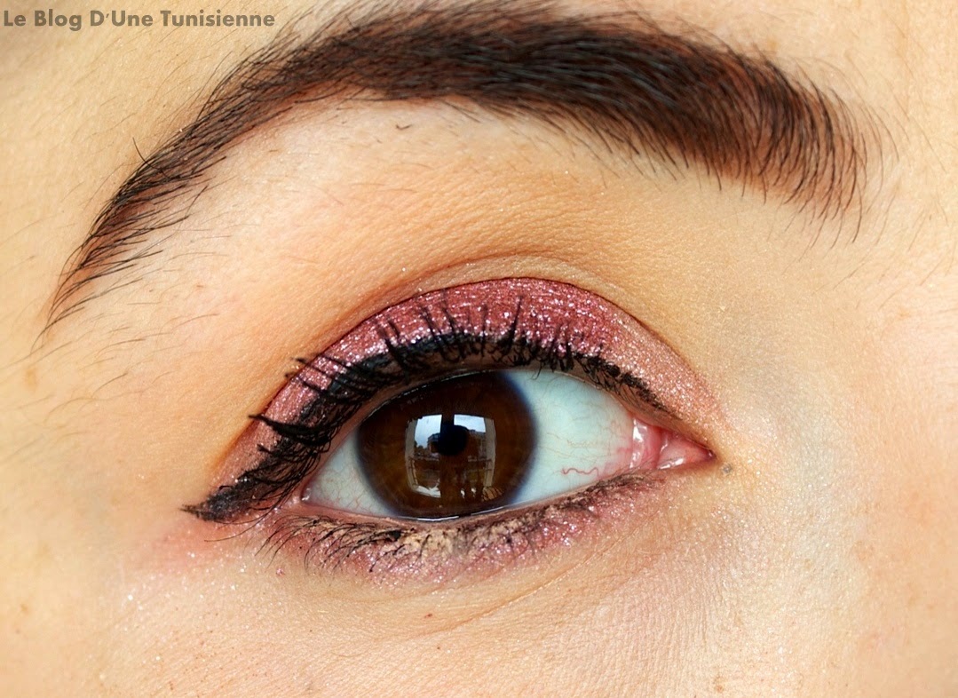 Revue / Tuto Soirée ELF Longlasting Lustrous Eyeshadow [ Résultat