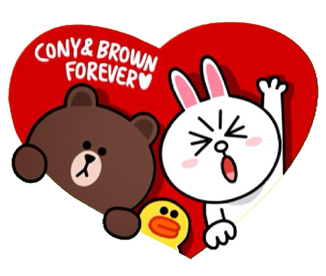 LINE Cony and Brown