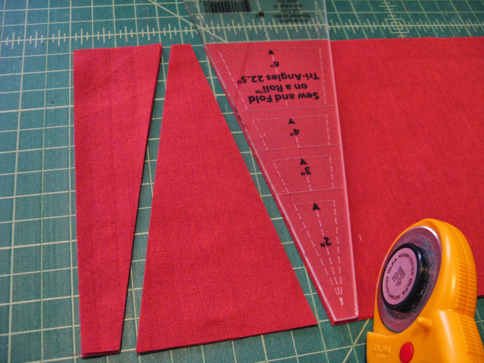 22.5 Degree TriAngle Tutorial with Triangles On A Roll Triangles on