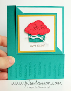 VIDEO TUTORIAL: Stampin' Up! Sprinkles of Life Corner Flip Card #stampinup #video www.juliedavison.com