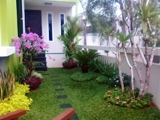 Contoh model taman minimalis