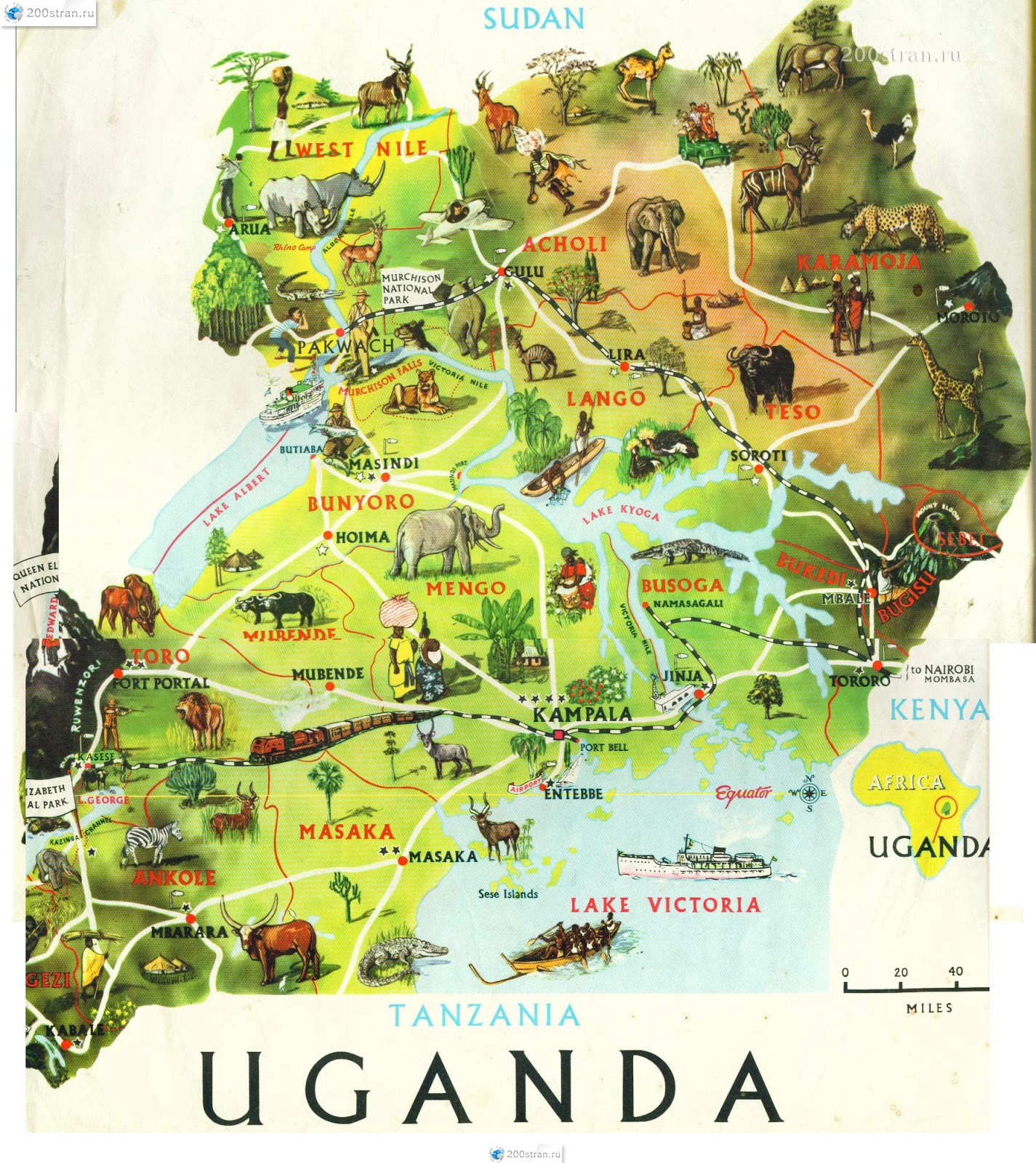 MAPS OF UGANDA