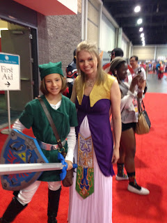 Leah with a little Link
