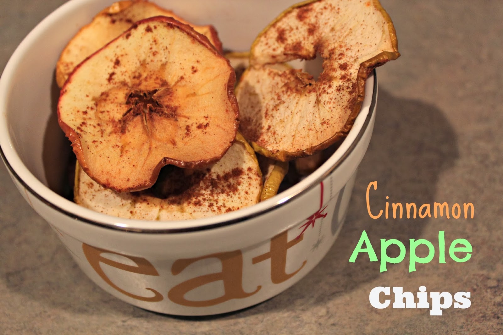 KEEP CALM AND CARRY ON Cinnamon and Pumpkin Spice Apple Chips